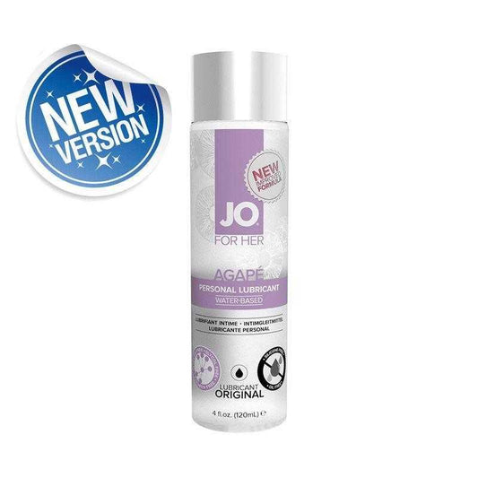 JO Agape Women 4.0 oz (120 ml) Glycerine Free - sexlube.com