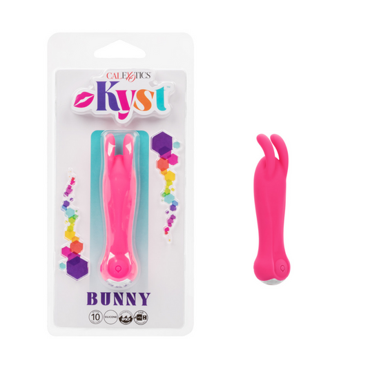 Kyst Compact Rechargeable Vibrating Bunny - Pink