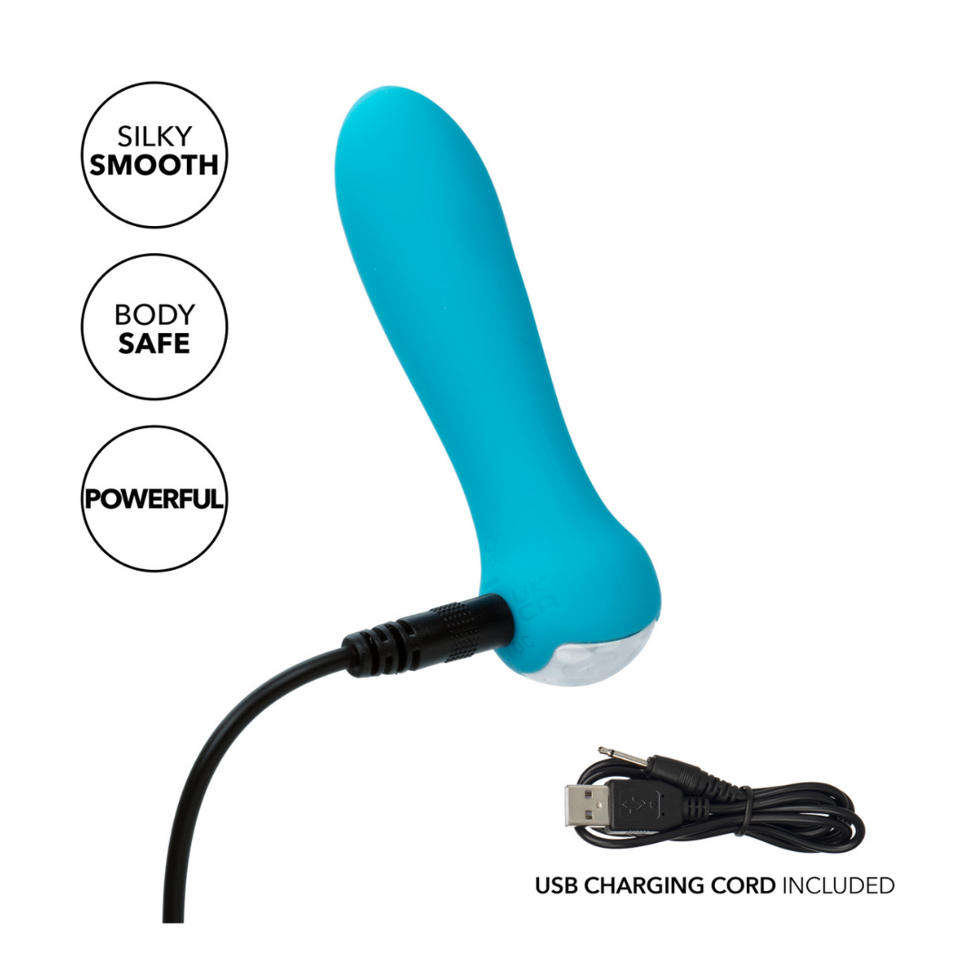 Kyst Compact Rechargeable Vibrating Rocket - Blue
