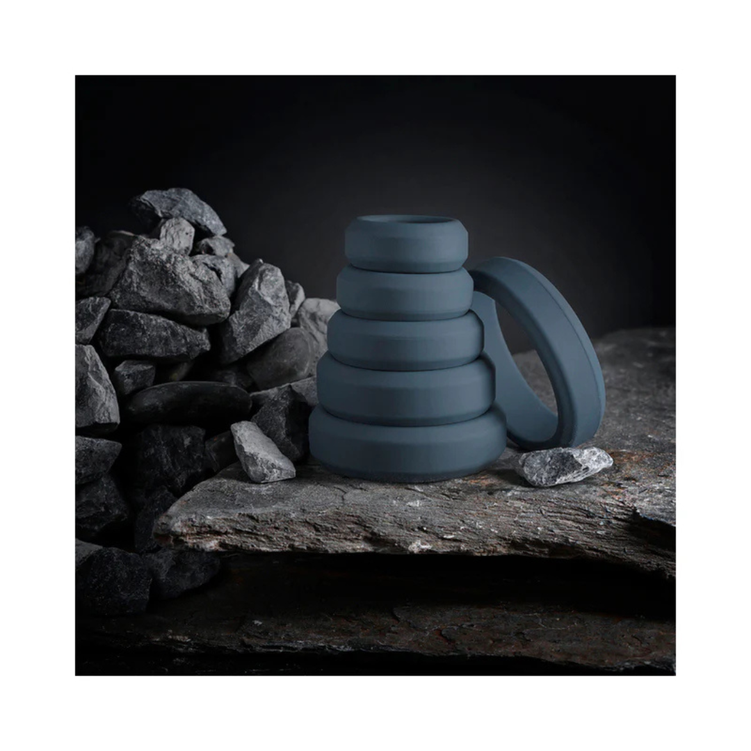 Boners Silicone Wide Cock Ring Set 6-Piece Set