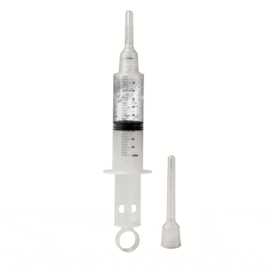 Universal Douche/Lube Tube Syringe - 100 ml Capacity - sexlube.com