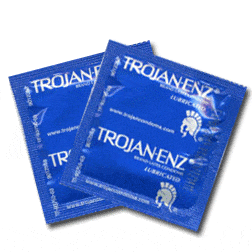 Trojan-ENZ Lubricated Bulk - 6 Condom Pack - sexlube.com