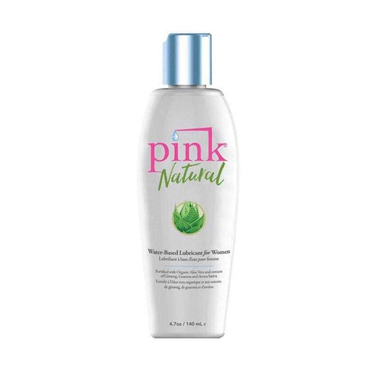 Pink Natural Water Based 4.7 oz (140 ml) - sexlube.com