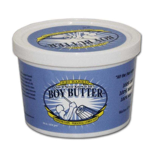 Boy Butter H2O 16 oz (473 ml) Tub - sexlube.com