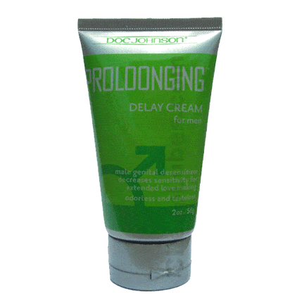 Doc Johnson Proloonging Delay Cream 2 oz - sexlube.com