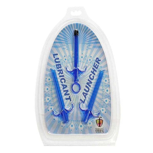 Trinity Lubricant Launcher Blue - includes 1 Launcher and 3 Tubes - sexlube.com