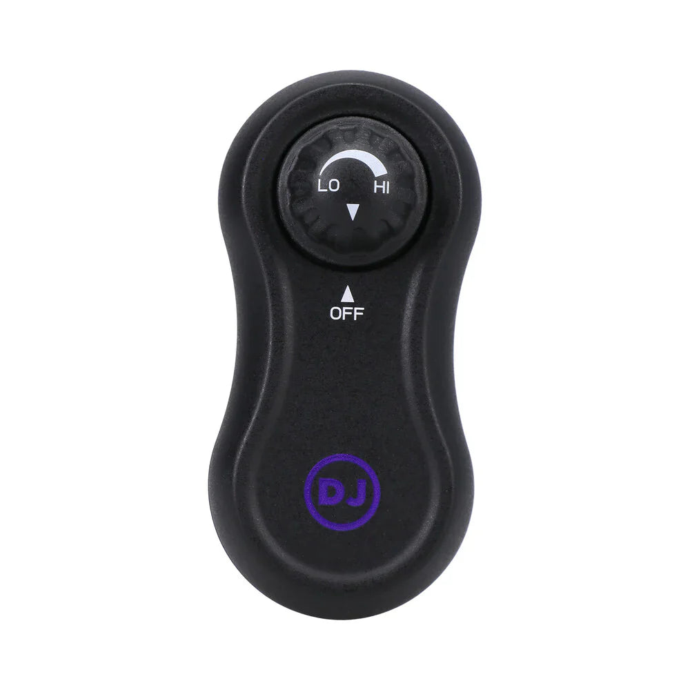 Wireless remote control for Merci Power Banger Fuck Machine with adjustable speed settings.