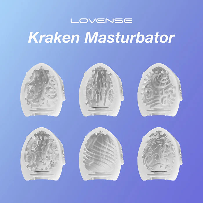 Lovense Kraken Single Egg Masturbator - Pattern may vary