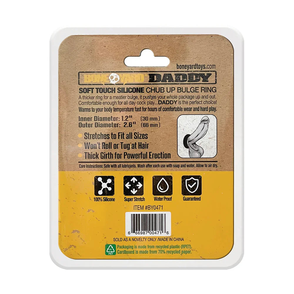 Boneyard Daddy Liquid Silicone 3x Stretch Bulge Ring