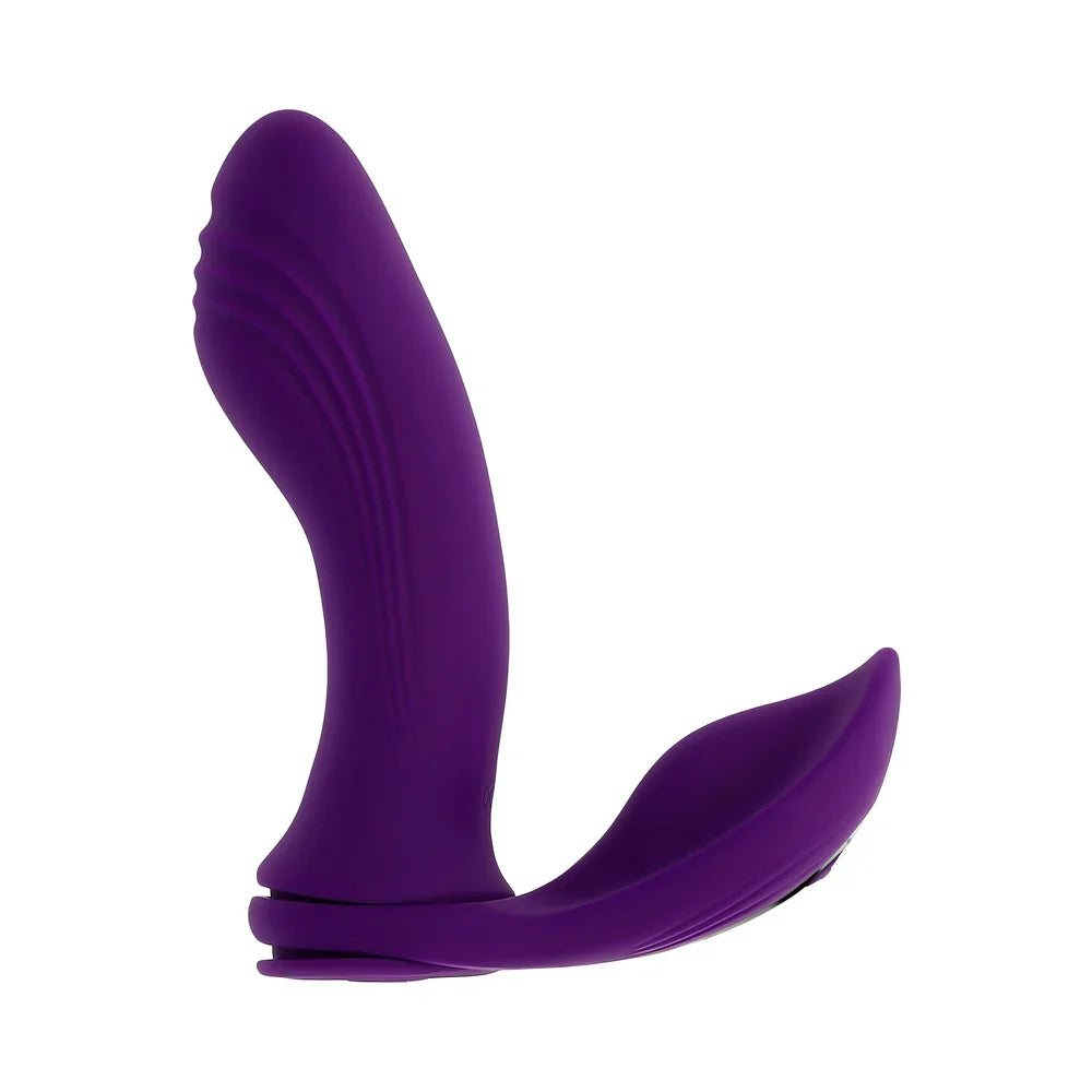 Purple Playboy Mix & Match G-spot Vibe and C-Ring for versatile intimate pleasure and partner play.