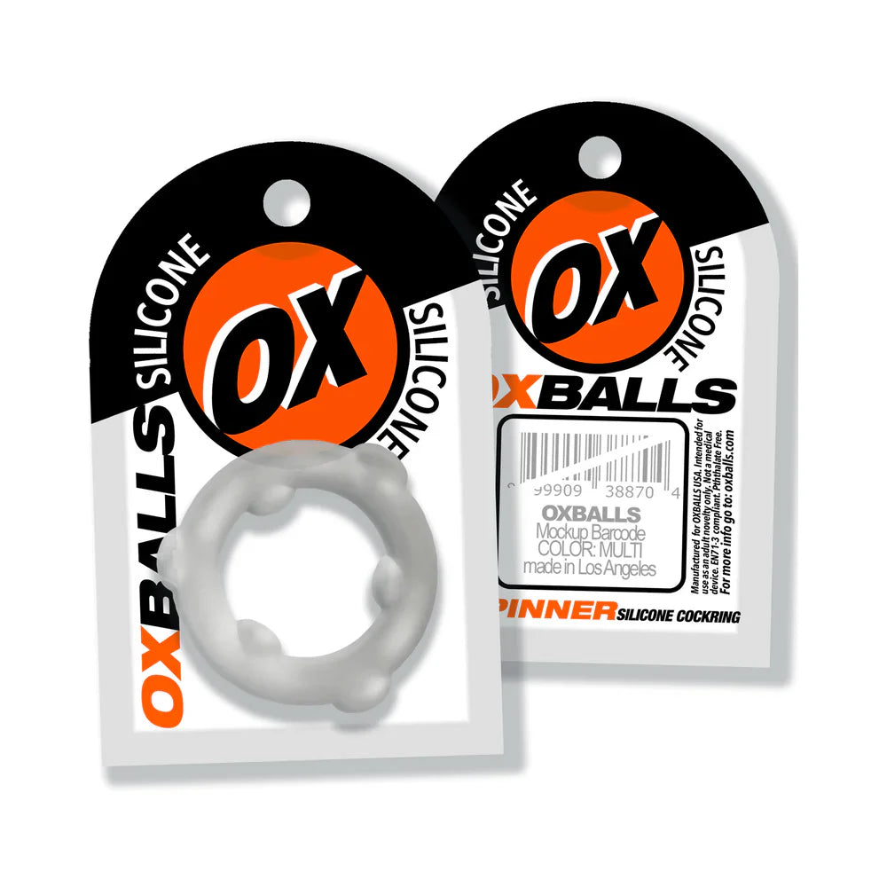 Oxballs Spinner Single Silicone Ring - Opaque White