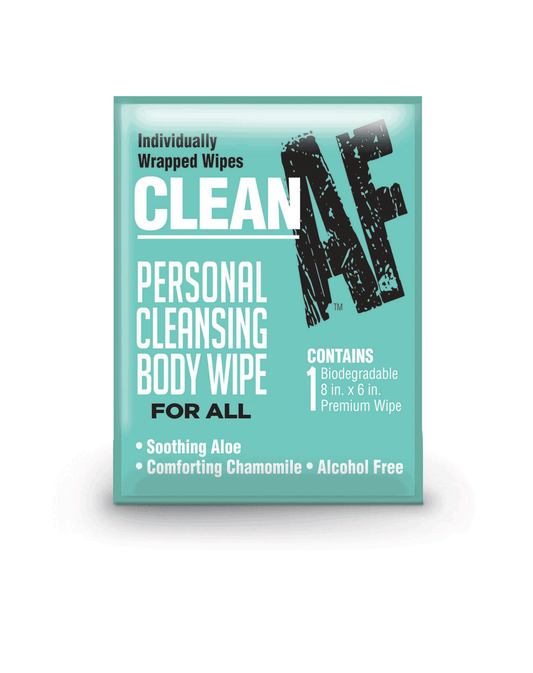 Clean AF Personal Cleansing Body Wipe - 1 Count