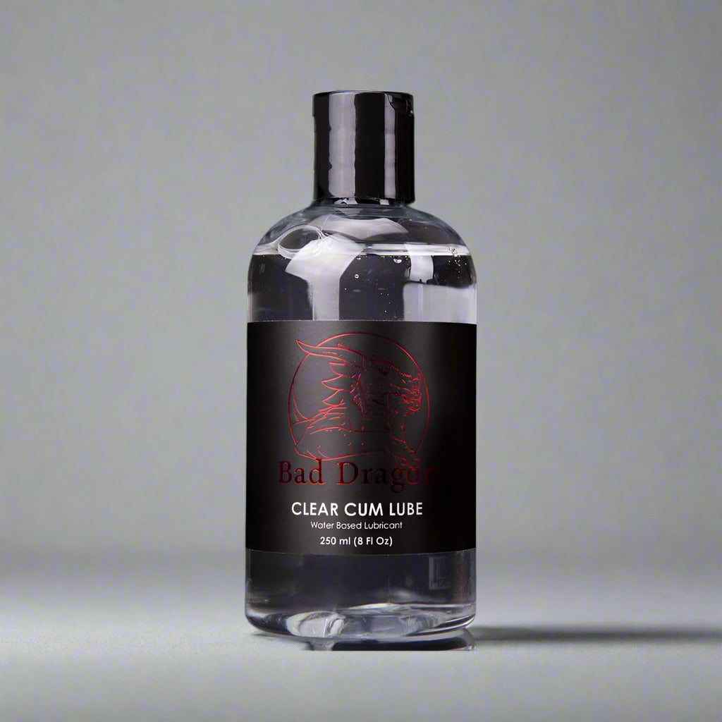 Bad Dragon Cum Lube CLEAR - Water Based Lubricant 8 oz (250 mL) - CheapLubes.com