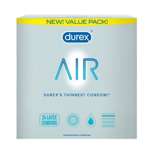 Durex AIR Original Condoms Value Pack - 24pk - sexlube.com