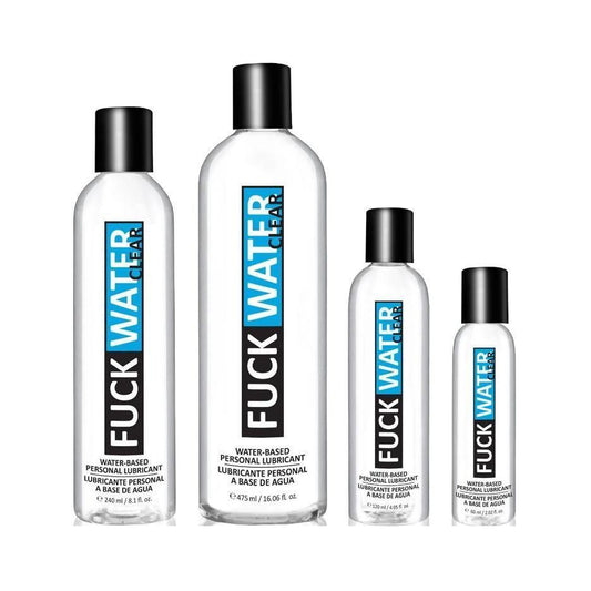 Fuck Water Clear - Water-Based Personal Lubricant - sexlube.com