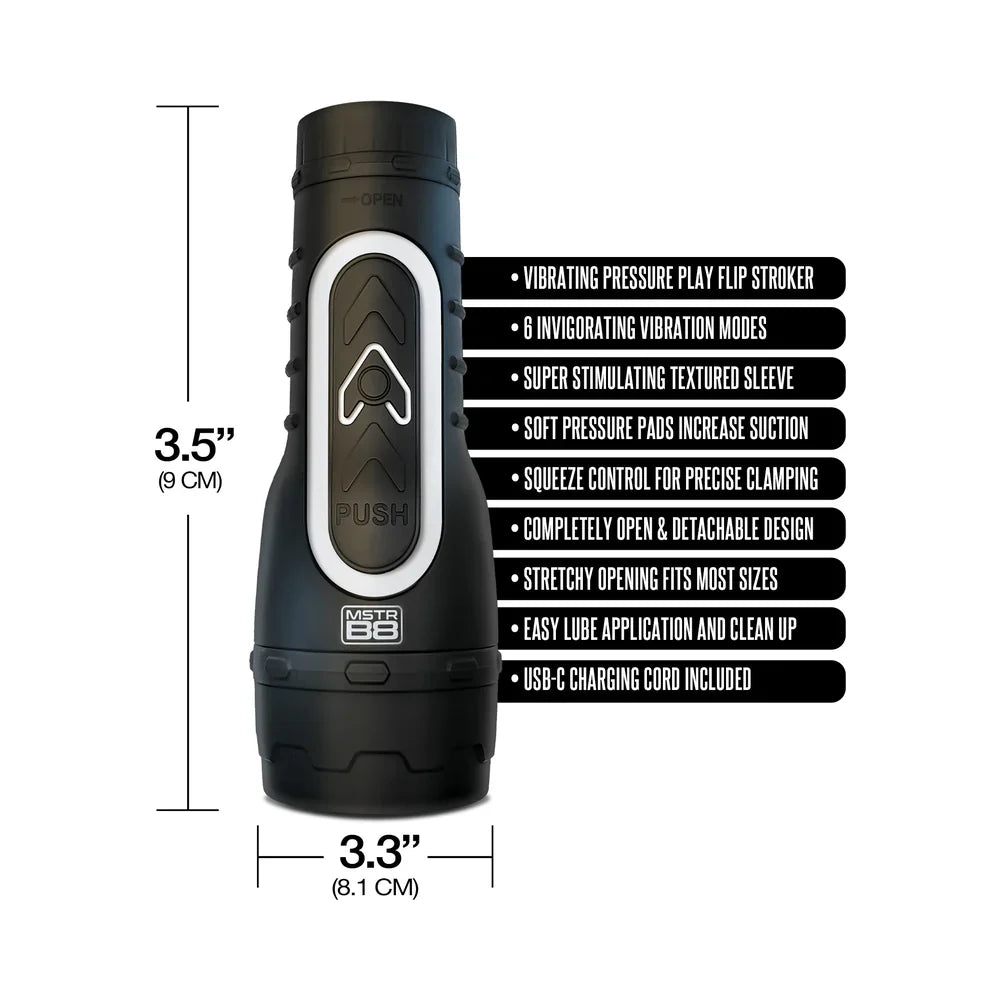 MSTR B8 Gon & Grip Vibrating Pressure Play Stroker
