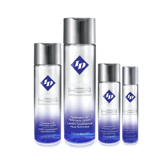 ID Free - Glycerin & Paraben Free, Hypoallergenic Water-Based Lubricant - sexlube.com
