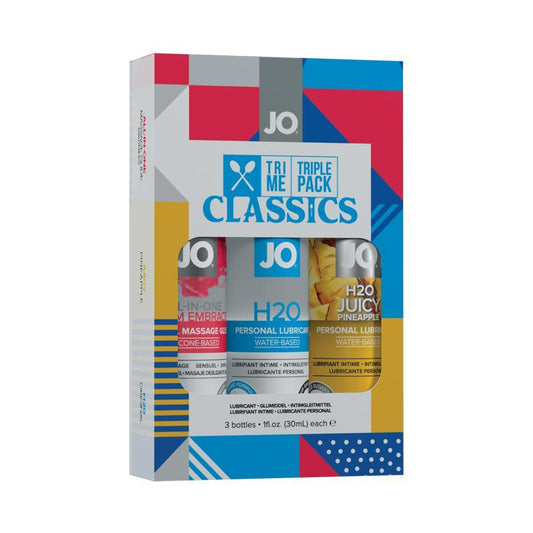 JO Tri-Me Triple Packs - Classics (3) 1 oz Bottles - sexlube.com
