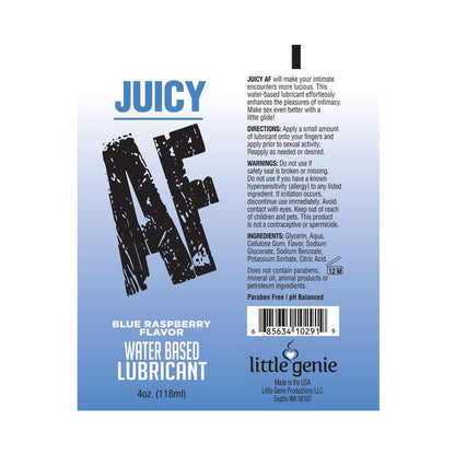 Juicy AF Flavored Water Based Lubricants 4 oz (118 mL) - 3 Juicy Flavores - sexlube.com