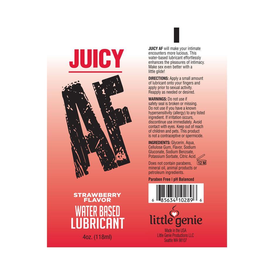 Juicy AF Flavored Water Based Lubricants 4 oz (118 mL) - 3 Juicy Flavores