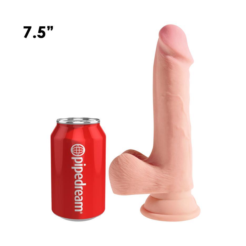 King Cock Plus Triple Density Cock - Flesh - 4 Sizes! - CheapLubes.com
