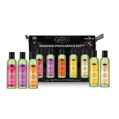 Kama Sutra Massage Indulgence Kit (5 Bottles) - sexlube.com
