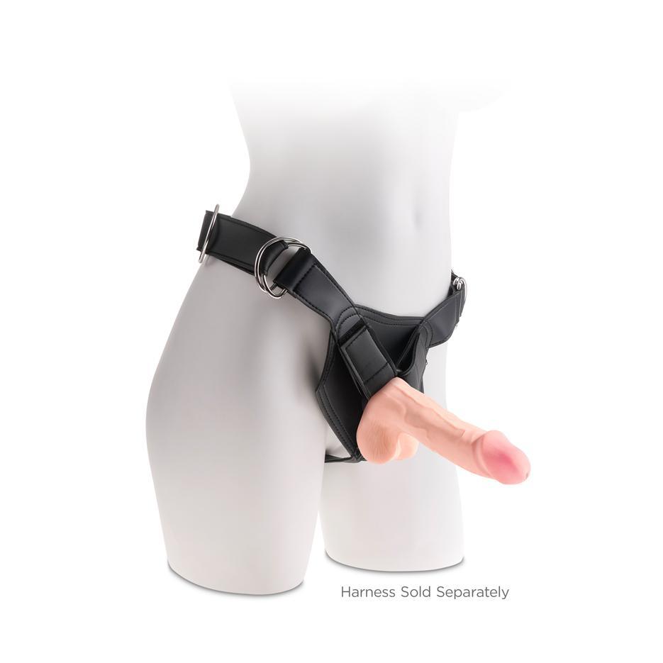 King Cock Plus Triple Density Cock - Flesh - 4 Sizes! - CheapLubes.com