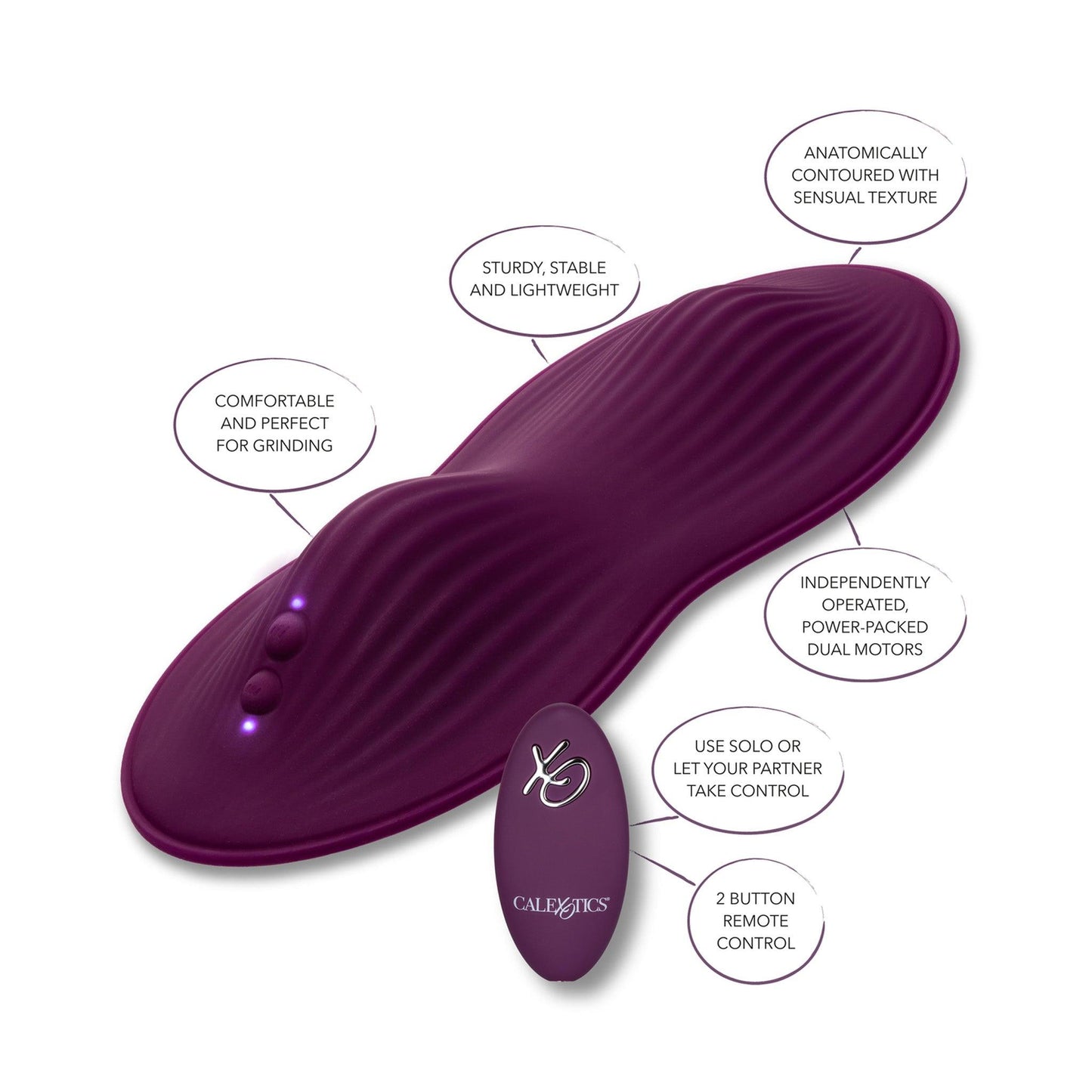 Lust Remote Control Dual Rider - 12 Functions, Duel Motors & Rechargeable - CheapLubes.com