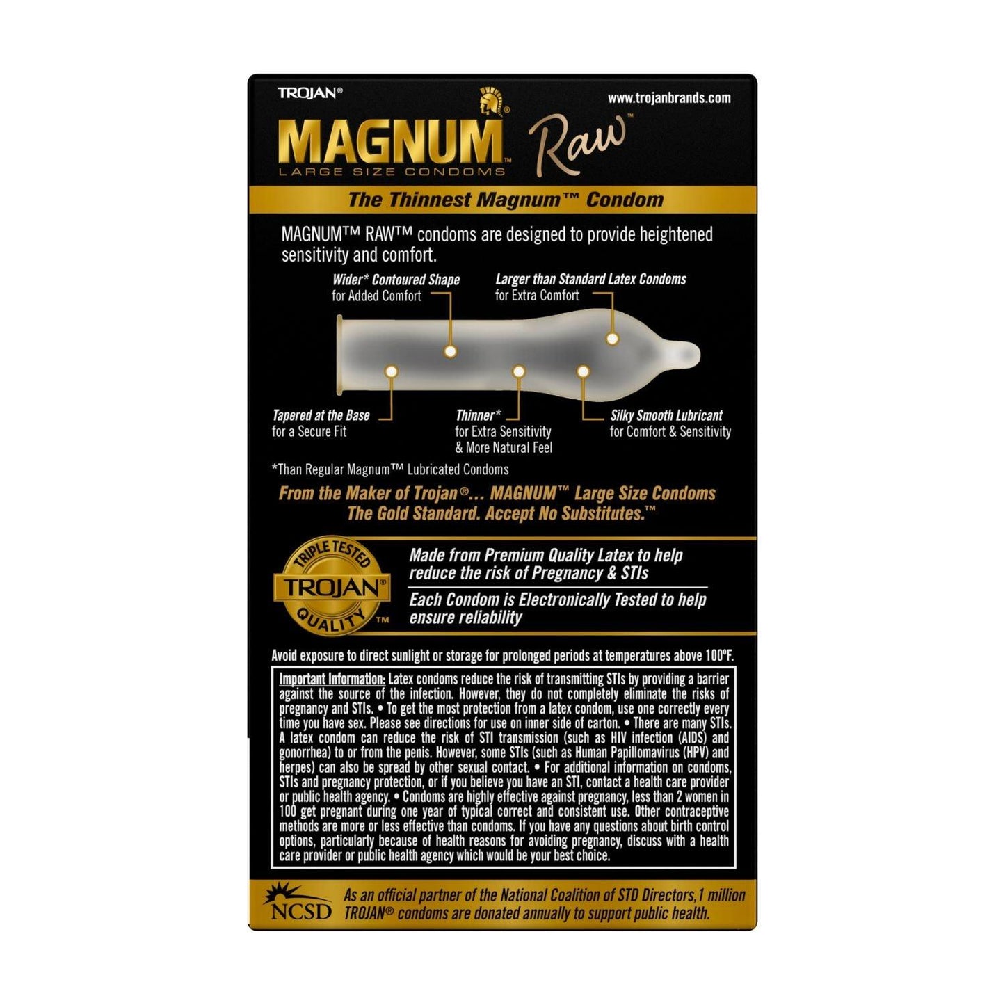 Trojan Magnum Raw 10ct
