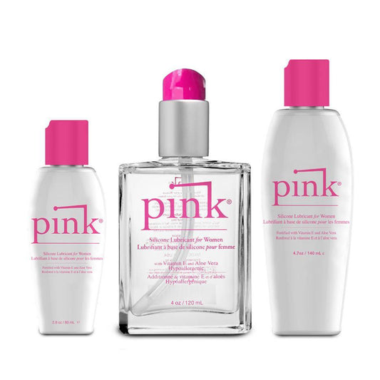 Pink Silicone Intimate Personal Lubricants - sexlube.com