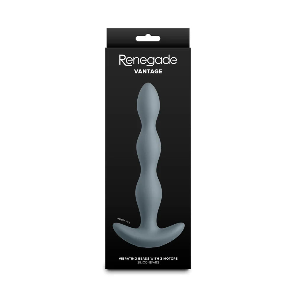 Renegade Vantage Vibrating Beads with 3 Motors - Rechargeable