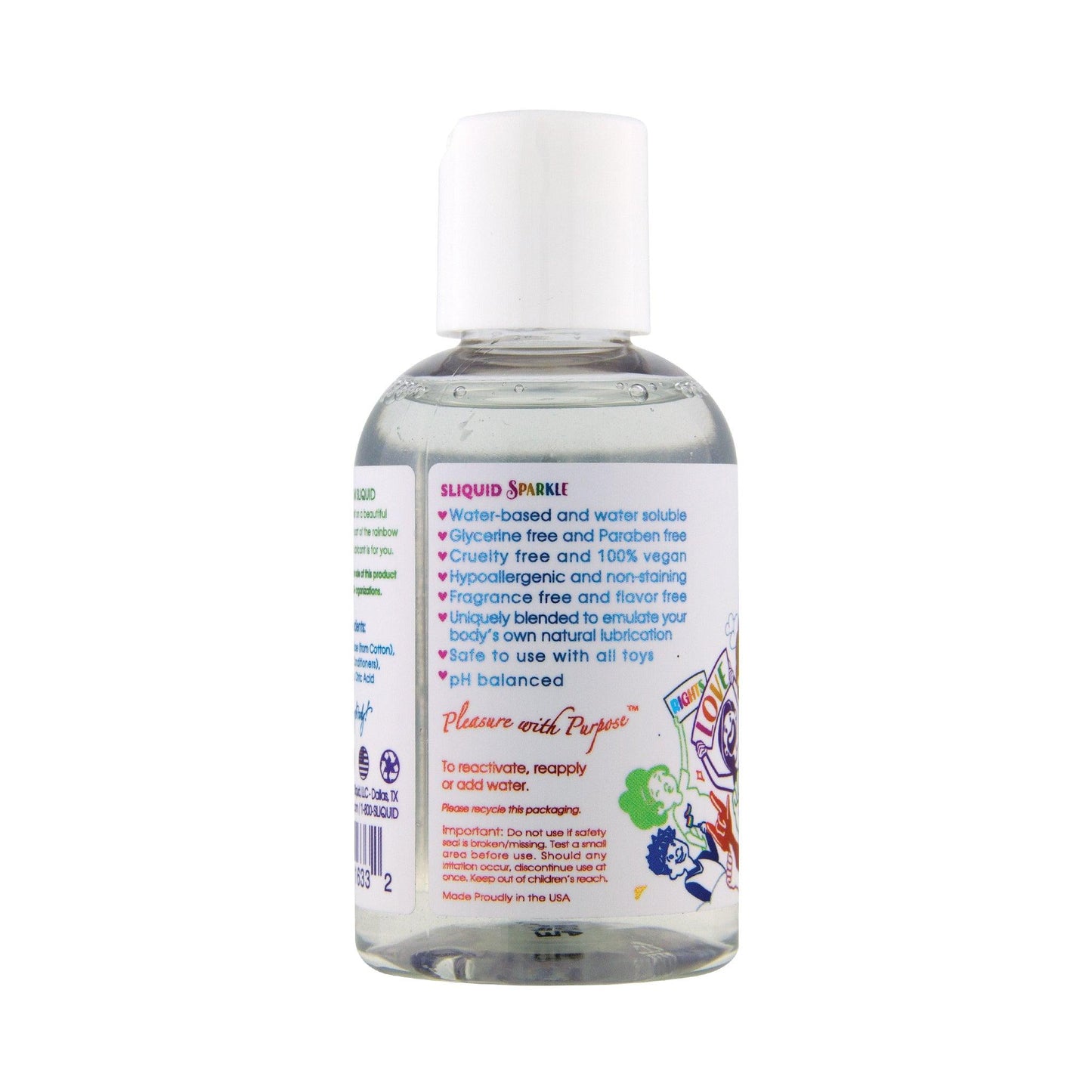 Sliquid Sparkle Water-Based Lubricant - 4.2 oz (125 mL)