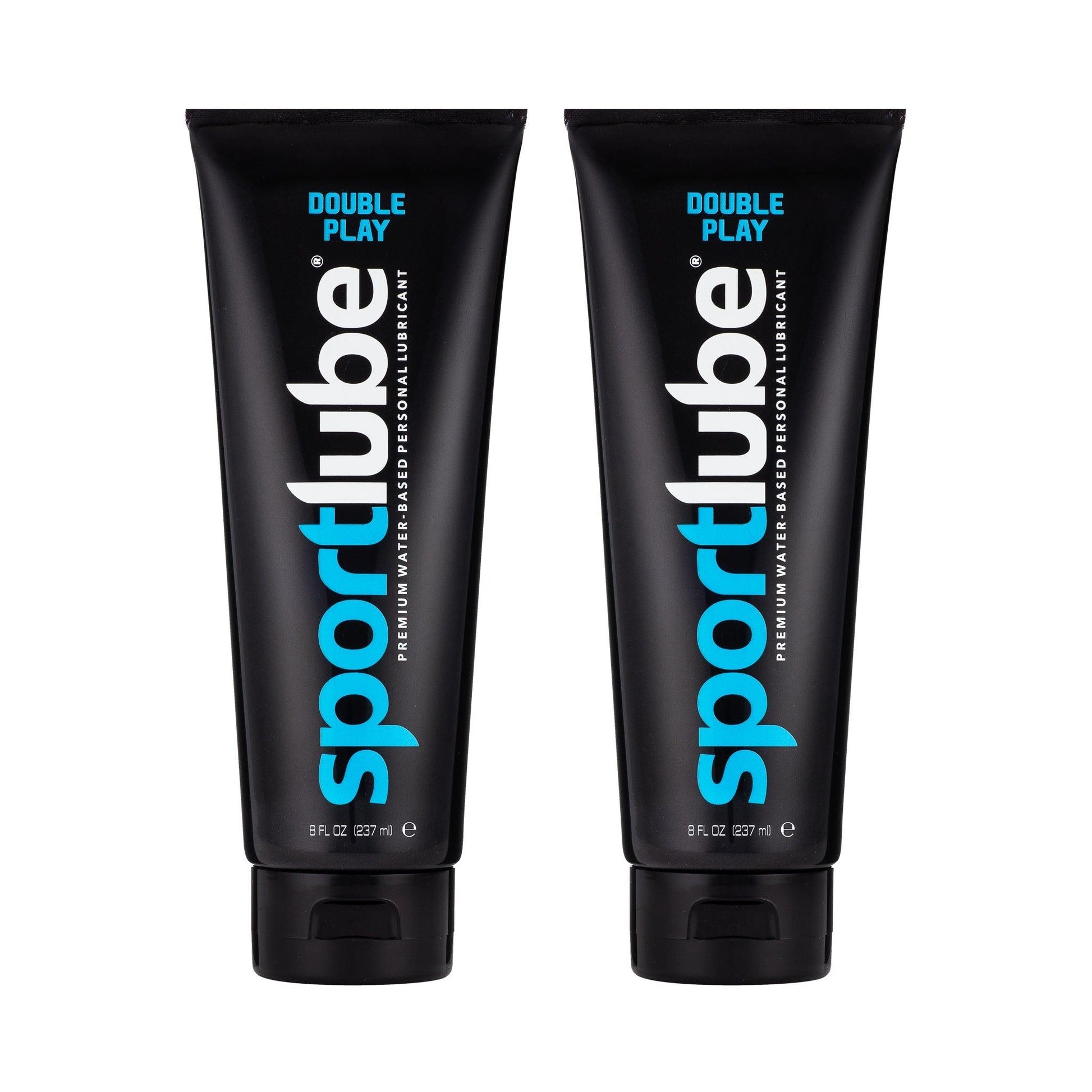 SportLube Double Play Premium Water-Based Personal Lubricant 8 oz (237 mL) Tube - sexlube.com