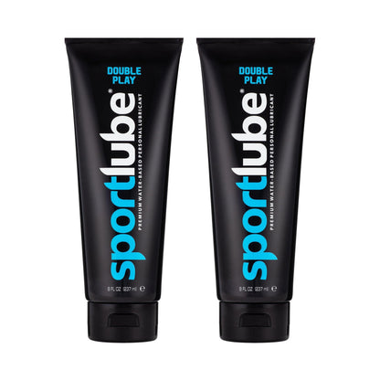 SportLube Double Play Premium Water-Based Personal Lubricant 8 oz (237 mL) Tube - sexlube.com