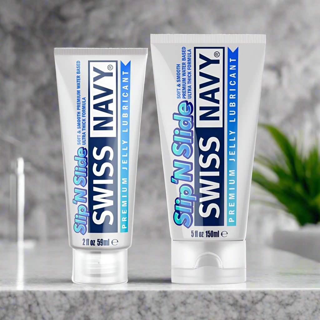 Swiss Navy Slip 'N Slide - Premium Jelly Personal Lubricant - 2 Sizes