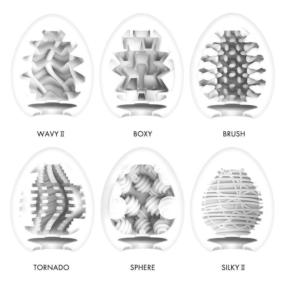 TENGA Egg Masturbator New Standard (1 Single Egg) - Choose From 6 Textures!