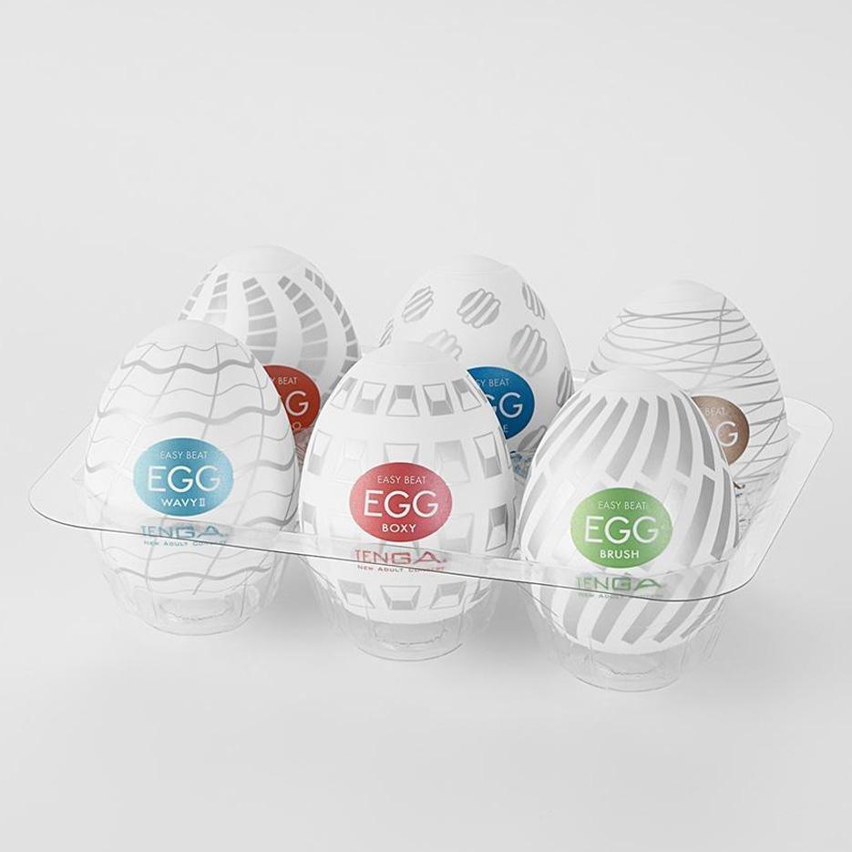 TENGA Egg Variety 6 Pack Masturbators - New Standard