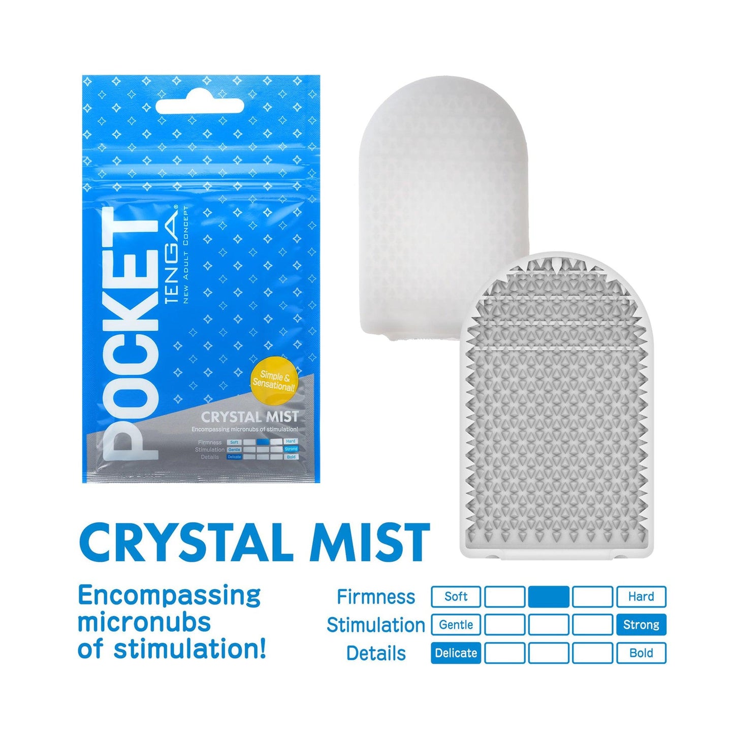 Tenga Pocket Disposable Masturbator (4 Different Textures)