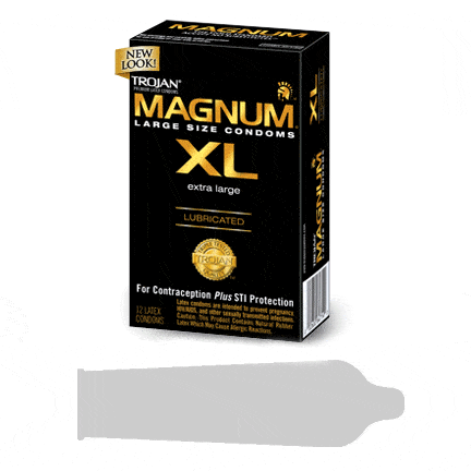 Trojan Magnum XL 12 Pk - sexlube.com