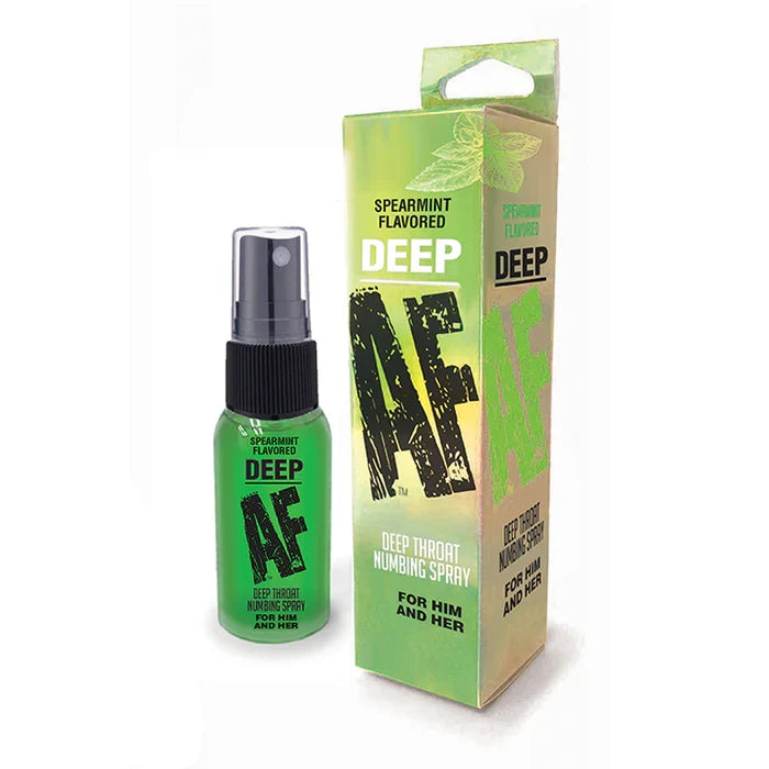 Deep AF Deep Throat Numbing Spray for All 1 oz (29 mL) - 2 Flavors to Choose From