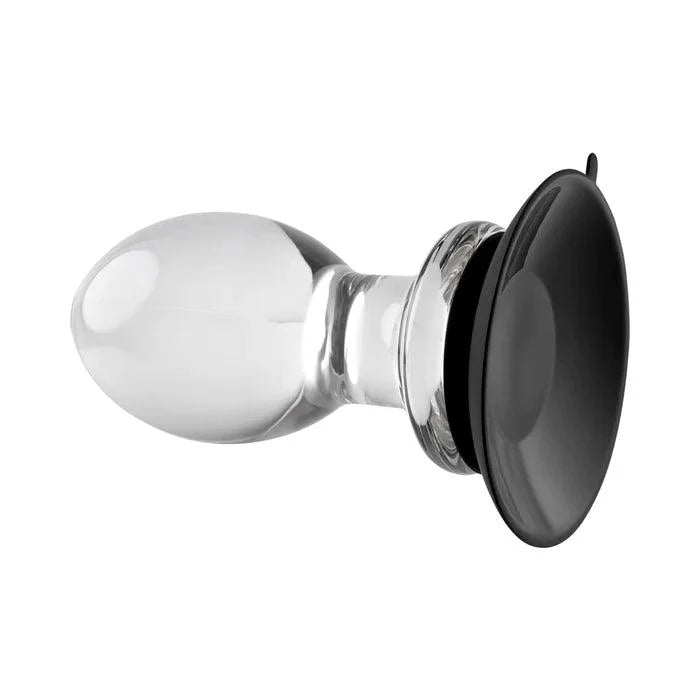 Gender X Crystal Ball Suction Cup Anal Plug - Clear