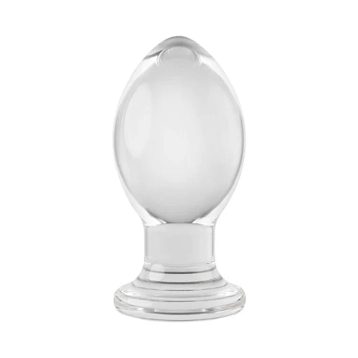 Gender X Crystal Ball Suction Cup Anal Plug - Clear