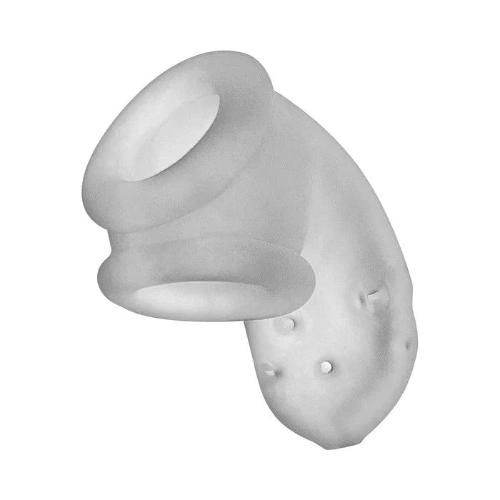 OxBalls Airlock Air Vent Silicone Chastity & Packer Clear - CheapLubes.com