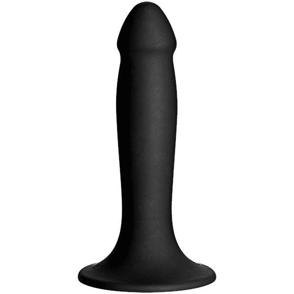 Doc johnson Vac-U-Lock Smooth Silicone Black Dong