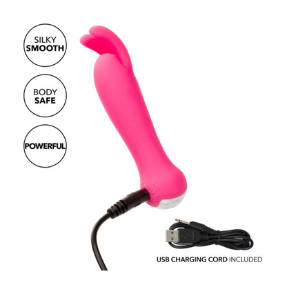 Kyst Compact Rechargeable Vibrating Bunny - Pink