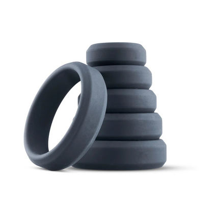 Boners Silicone Wide Cock Ring Set 6-Piece Set