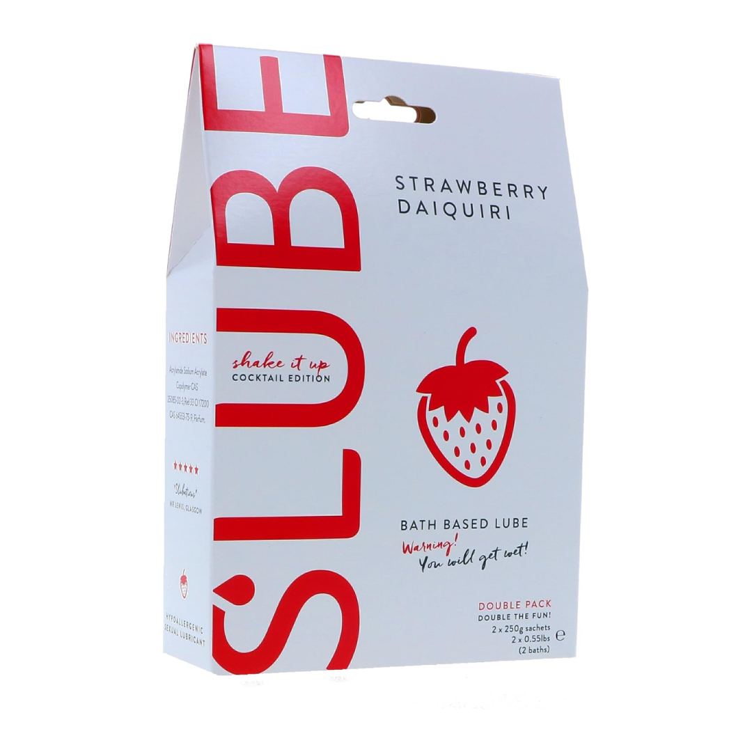 Slube Pure Bath Based Lube 2 x 250g Sachets for 2 baths - Double Pack