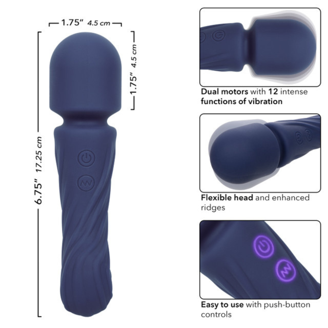 Charisma Allure Dual Motor Rechargable Silicone Wand