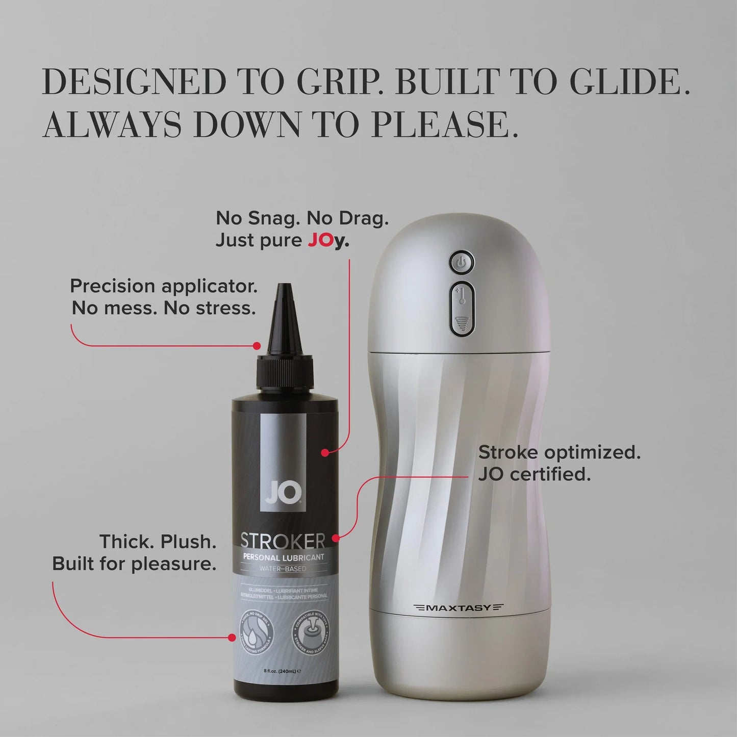 JO Stroker Lubricant Water-Based - 2 Sizes