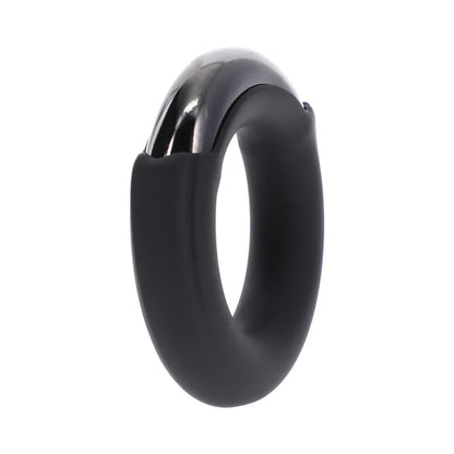 Fort Troff Pinch Zero Ring Black with metal lock and silicone sheath, features extra-wide Magno opening for easy use.